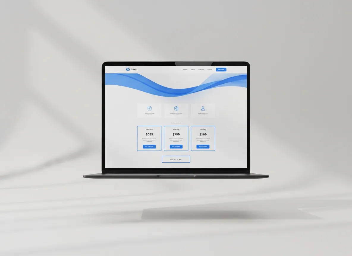 SaaS marketing website example